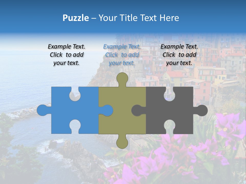 Sightseeing House Panoramic PowerPoint Template