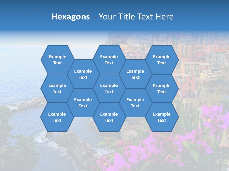 Sightseeing House Panoramic PowerPoint Template