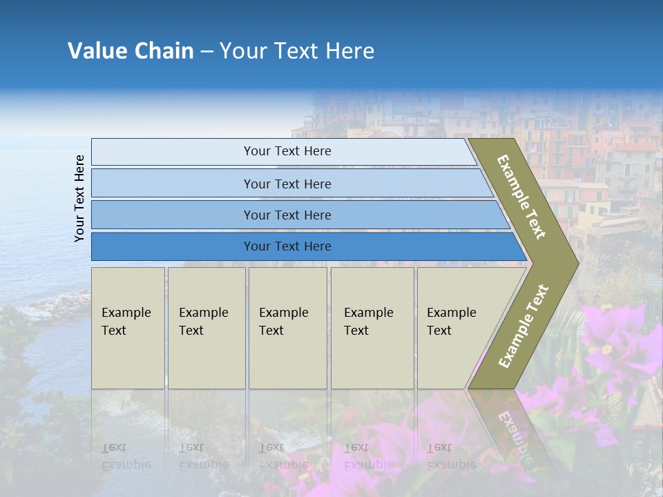 Sightseeing House Panoramic PowerPoint Template