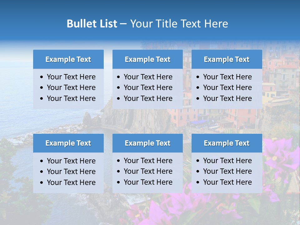 Sightseeing House Panoramic PowerPoint Template