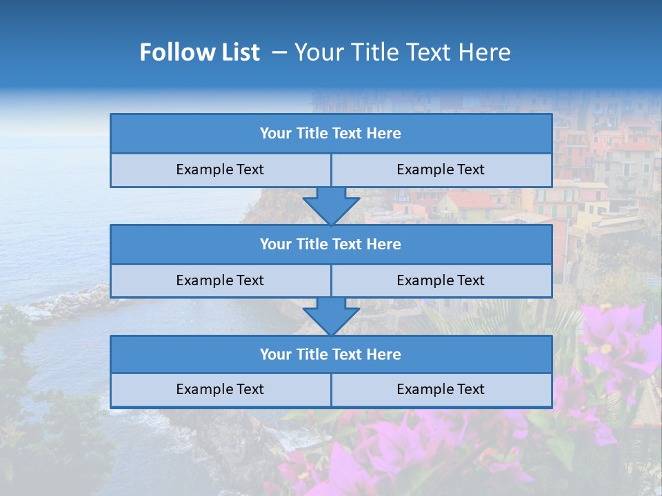 Sightseeing House Panoramic PowerPoint Template