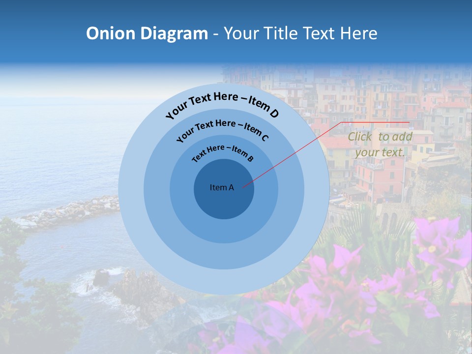 Sightseeing House Panoramic PowerPoint Template