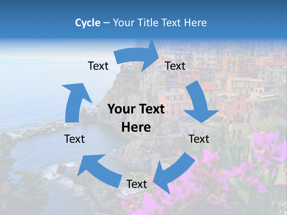 Sightseeing House Panoramic PowerPoint Template