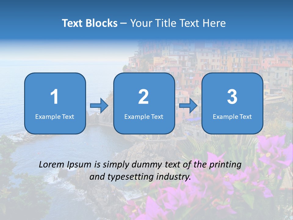 Sightseeing House Panoramic PowerPoint Template