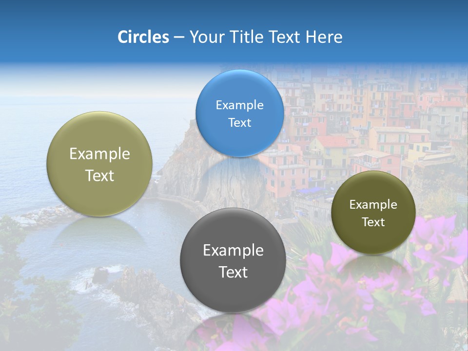 Sightseeing House Panoramic PowerPoint Template