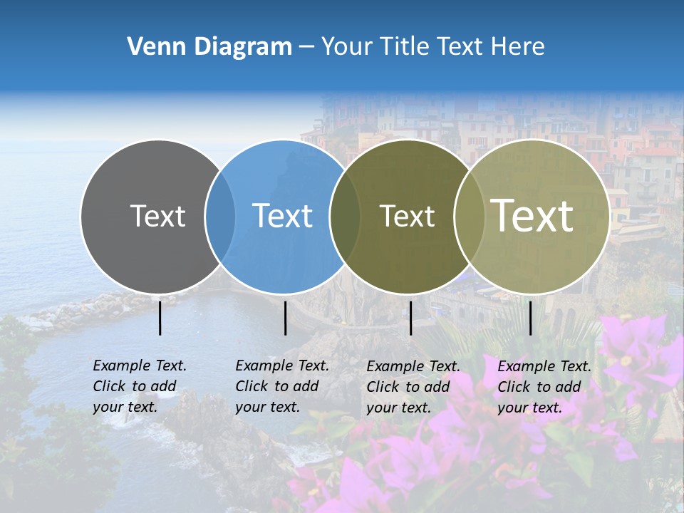 Sightseeing House Panoramic PowerPoint Template