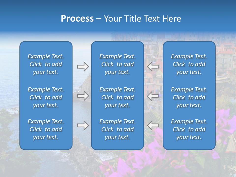 Sightseeing House Panoramic PowerPoint Template