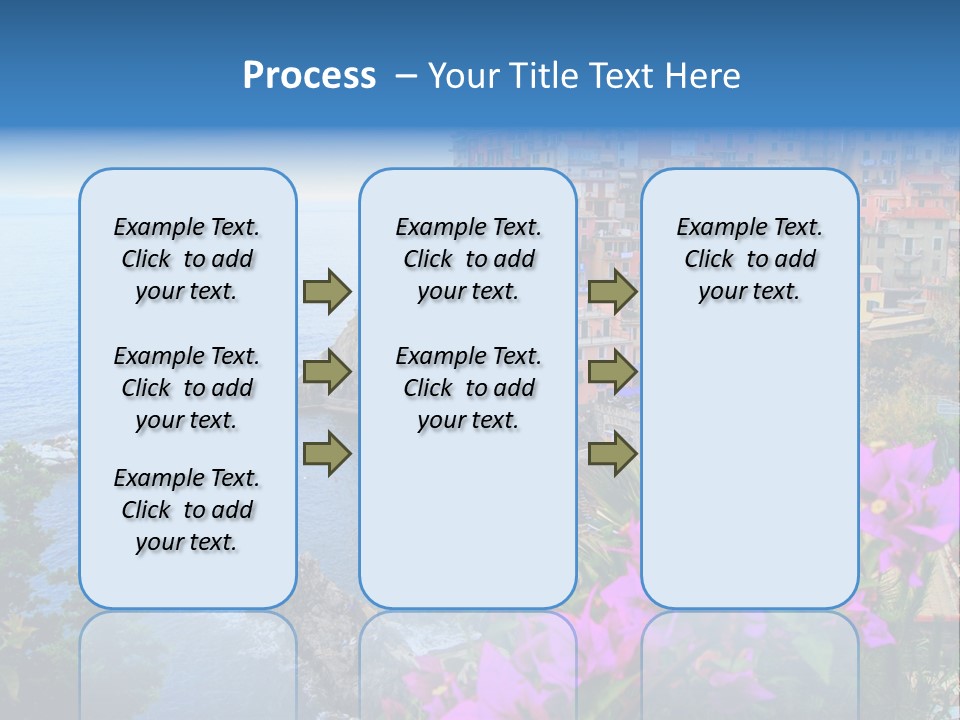 Sightseeing House Panoramic PowerPoint Template