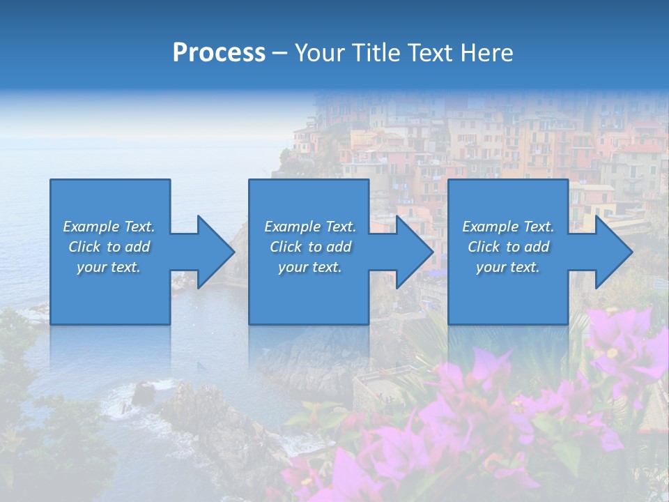 Sightseeing House Panoramic PowerPoint Template
