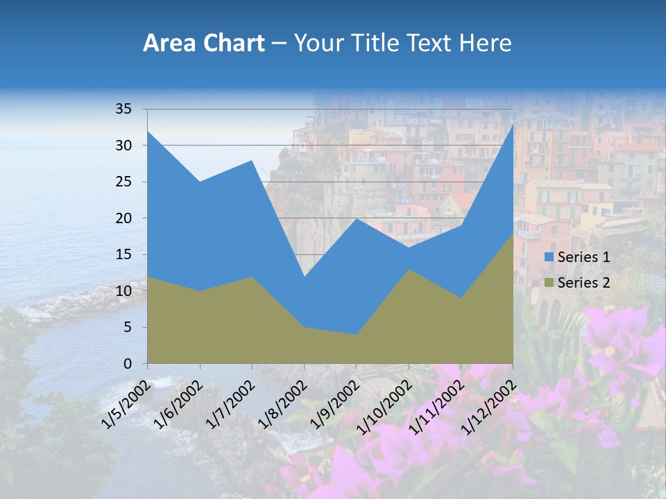 Sightseeing House Panoramic PowerPoint Template