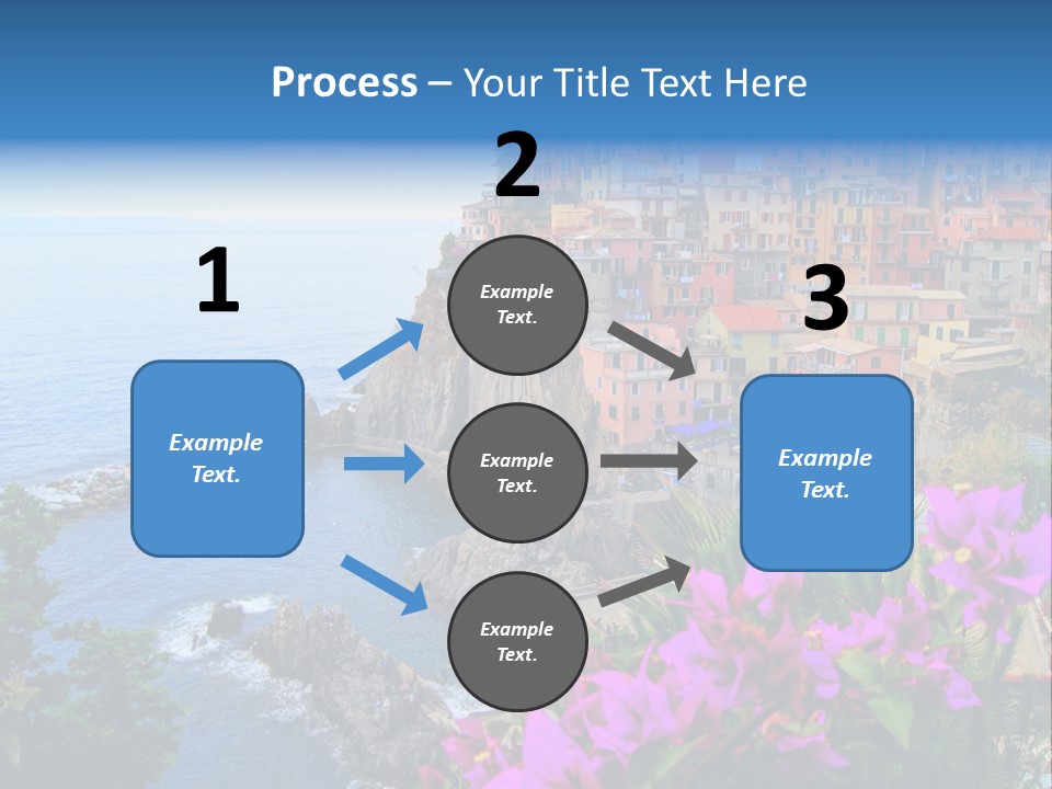 Sightseeing House Panoramic PowerPoint Template