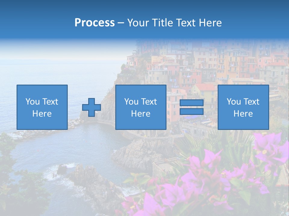 Sightseeing House Panoramic PowerPoint Template