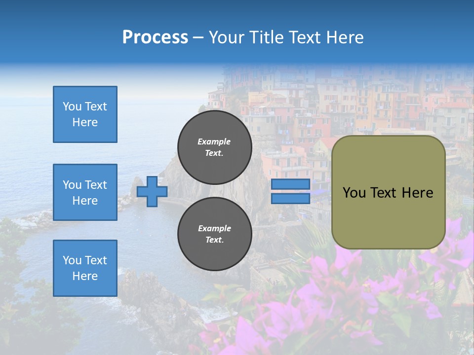 Sightseeing House Panoramic PowerPoint Template