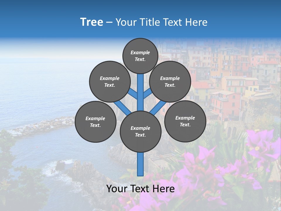 Sightseeing House Panoramic PowerPoint Template