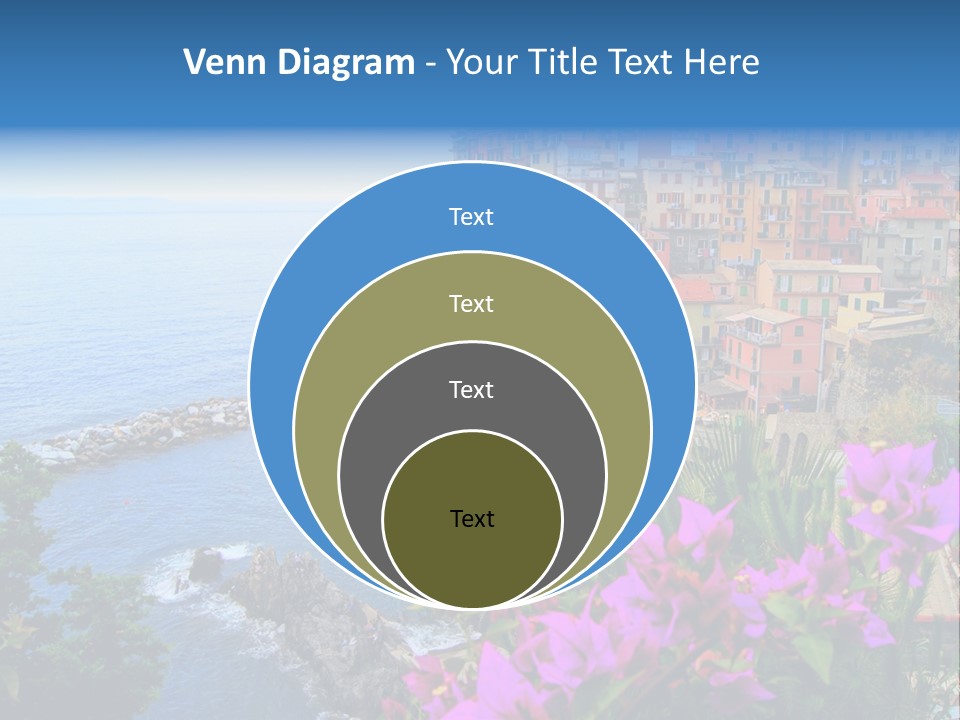 Sightseeing House Panoramic PowerPoint Template