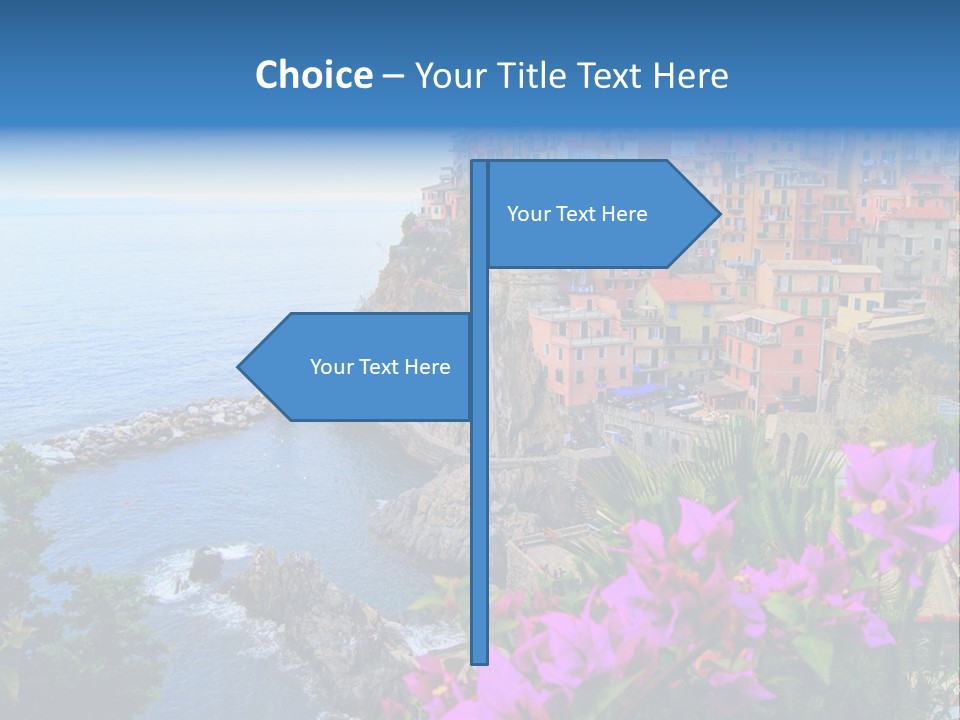 Sightseeing House Panoramic PowerPoint Template