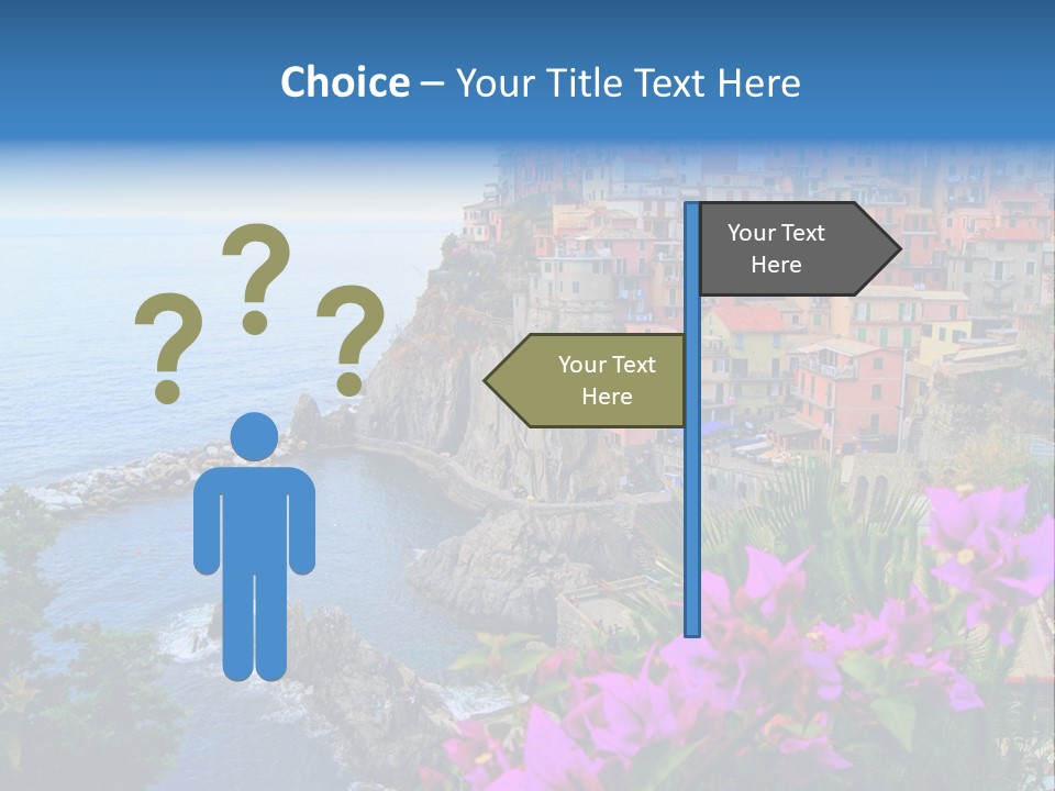 Sightseeing House Panoramic PowerPoint Template