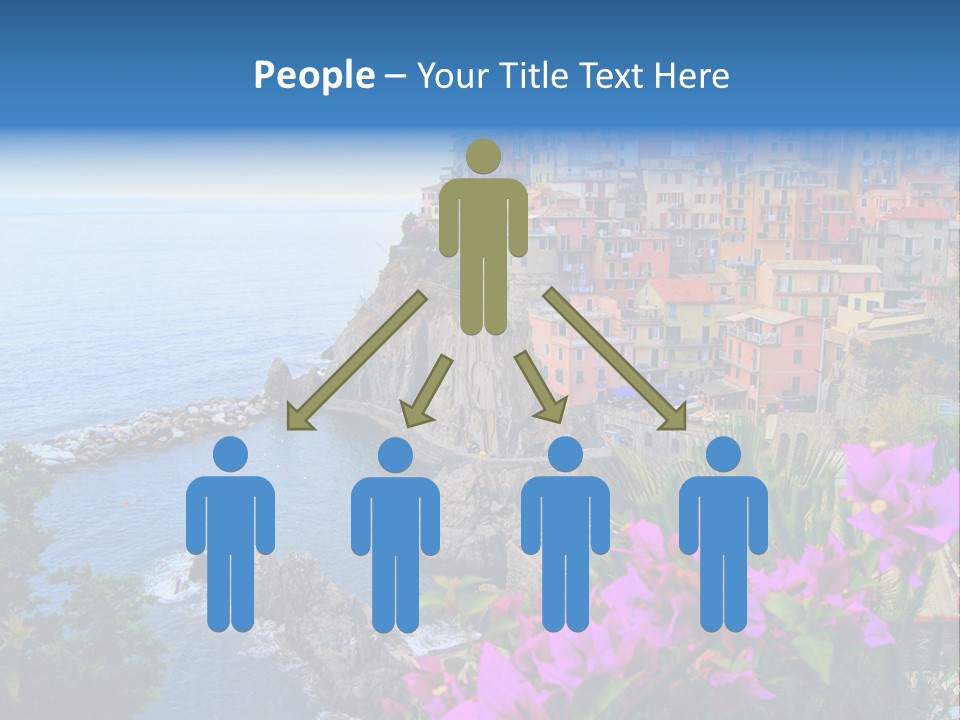 Sightseeing House Panoramic PowerPoint Template