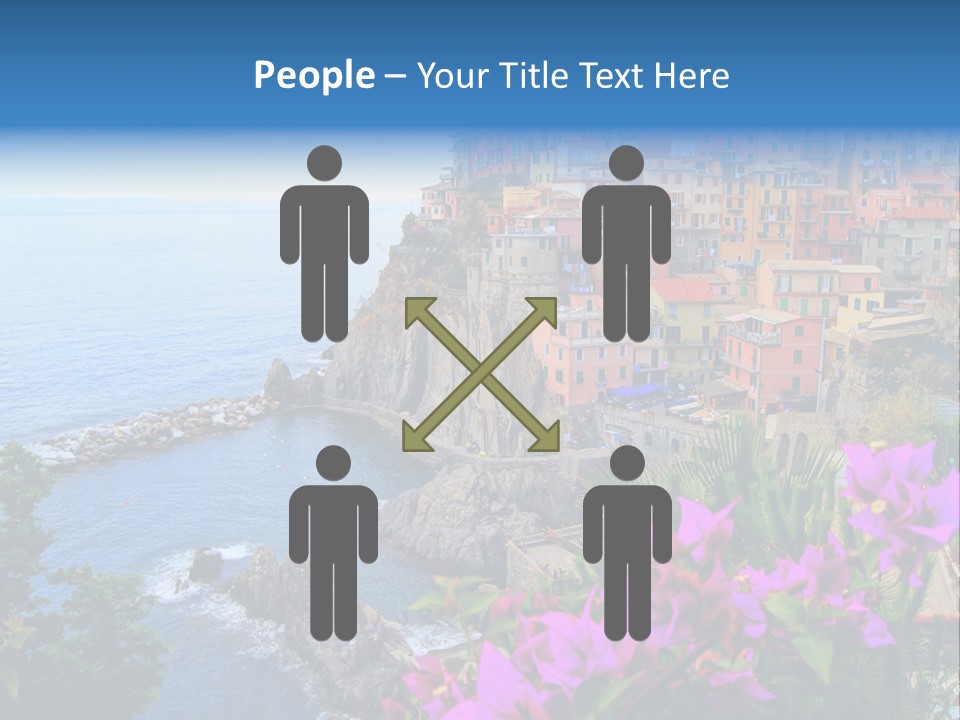 Sightseeing House Panoramic PowerPoint Template