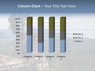 Cliff Rock Hill PowerPoint Template