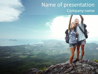 Team Endurance Peak PowerPoint Template