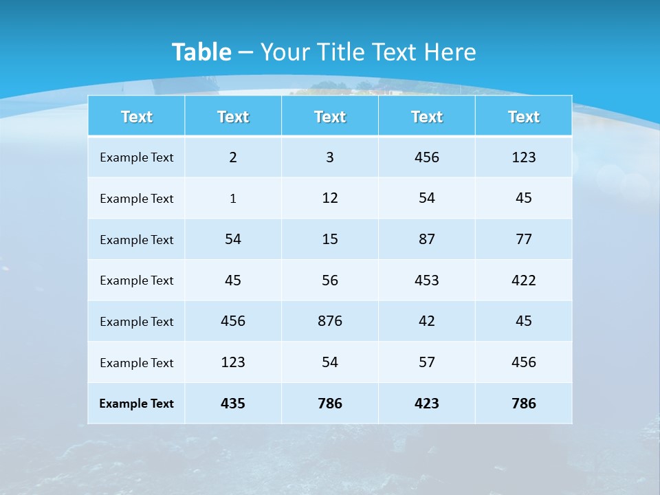 Snorkel Scene Fin PowerPoint Template