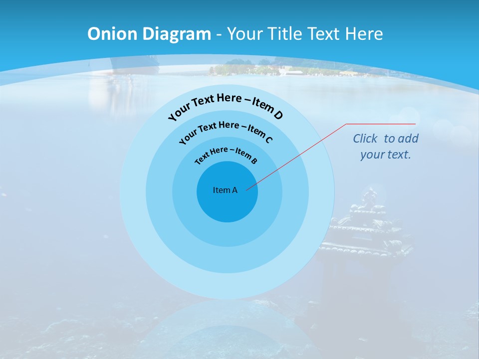 Snorkel Scene Fin PowerPoint Template