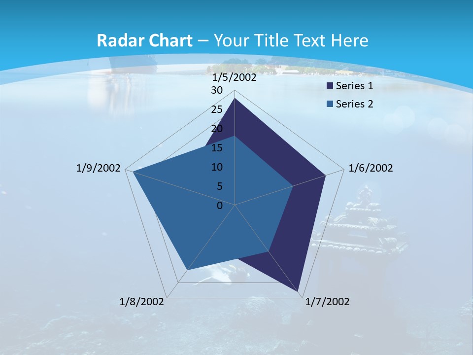 Snorkel Scene Fin PowerPoint Template