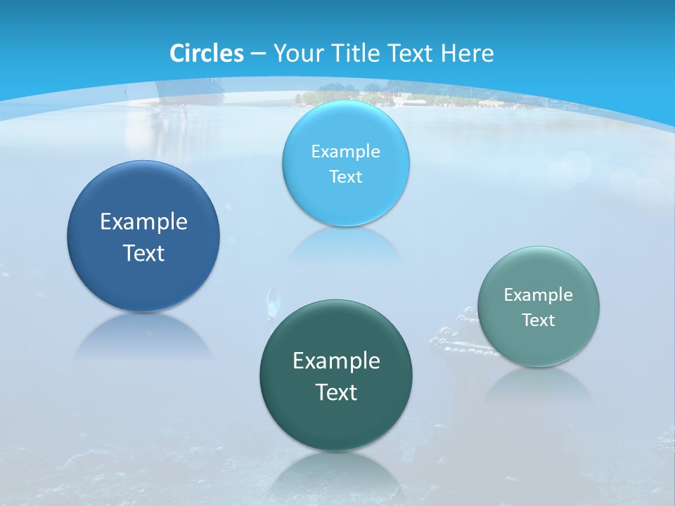 Snorkel Scene Fin PowerPoint Template