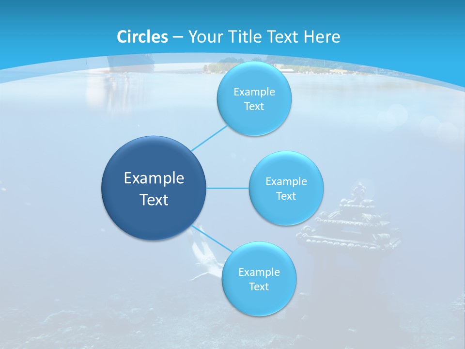 Snorkel Scene Fin PowerPoint Template