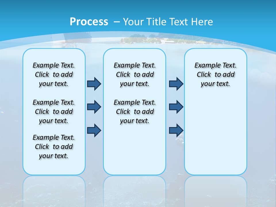 Snorkel Scene Fin PowerPoint Template
