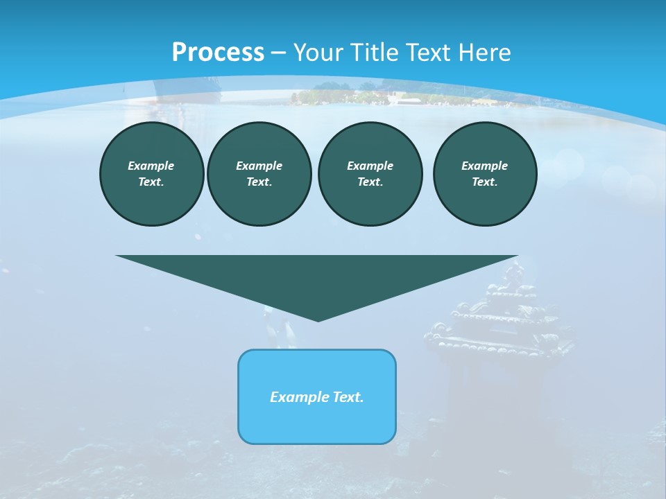 Snorkel Scene Fin PowerPoint Template