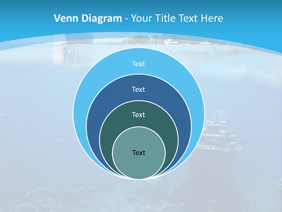 Snorkel Scene Fin PowerPoint Template