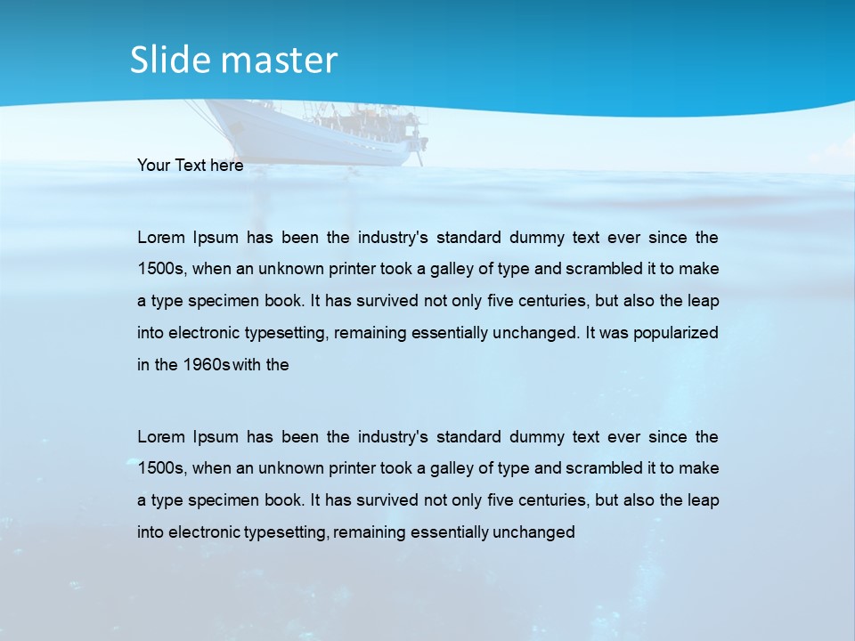 Adventure Scene Light PowerPoint Template