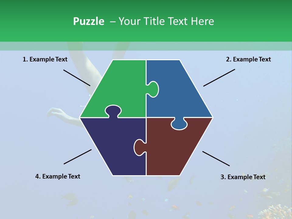 Blue Sand Life PowerPoint Template