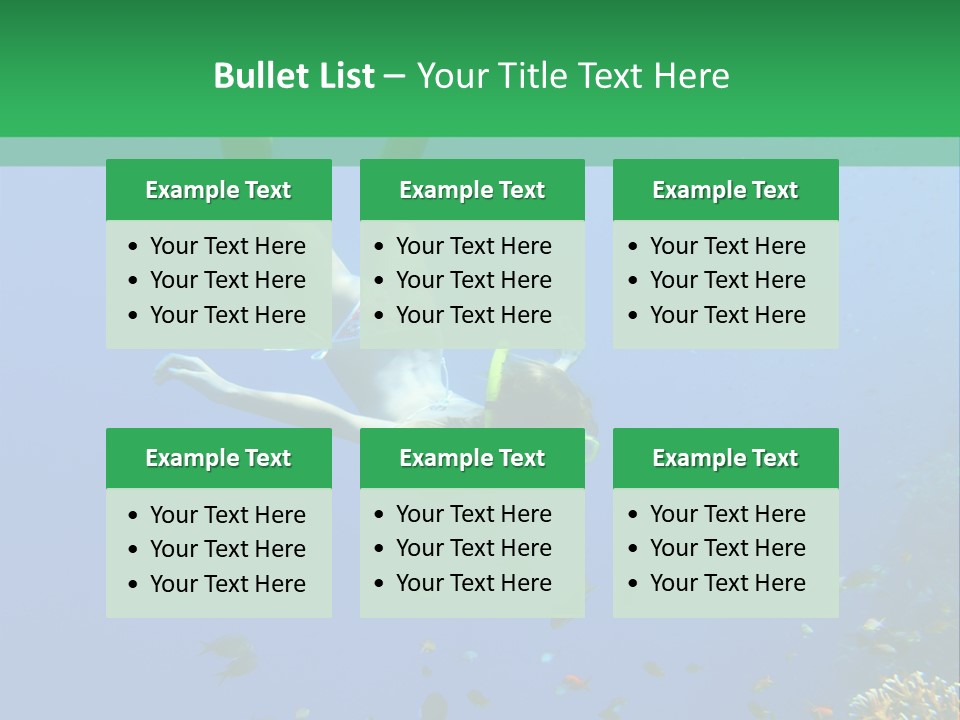 Blue Sand Life PowerPoint Template