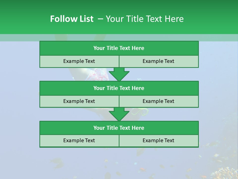 Blue Sand Life PowerPoint Template