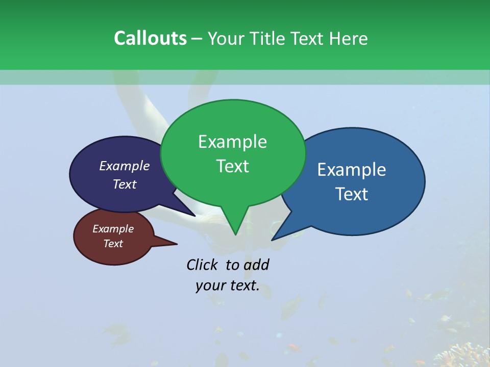 Blue Sand Life PowerPoint Template