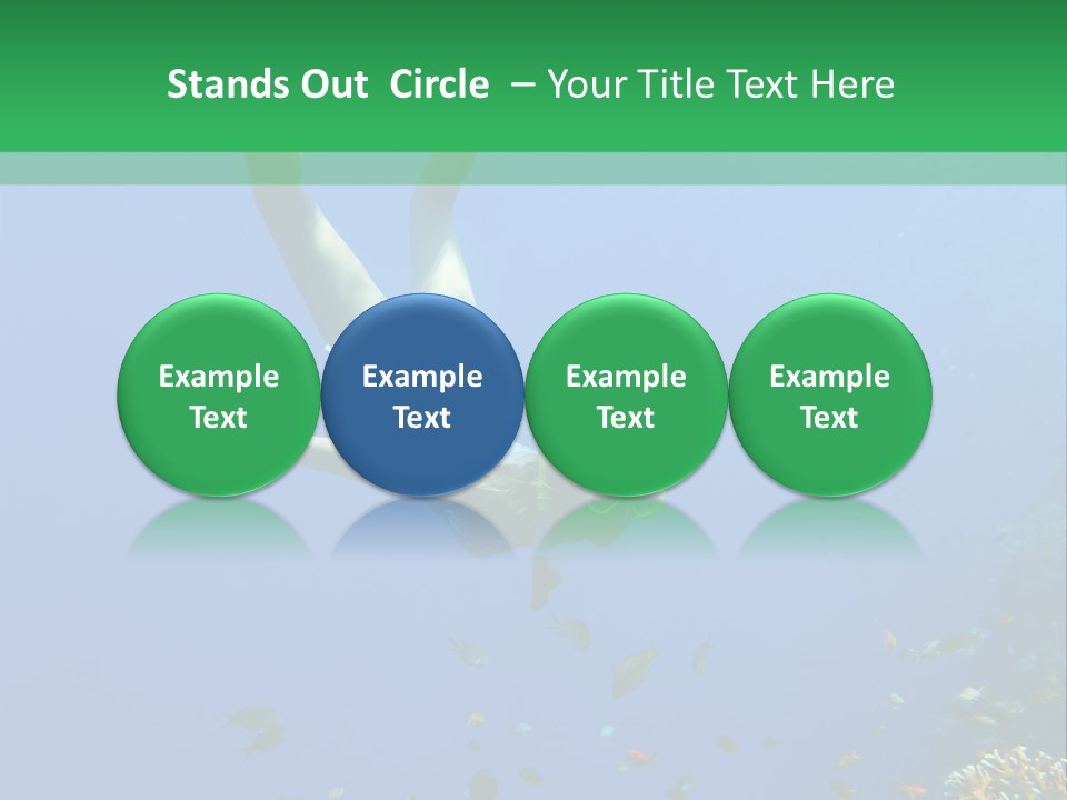 Blue Sand Life PowerPoint Template