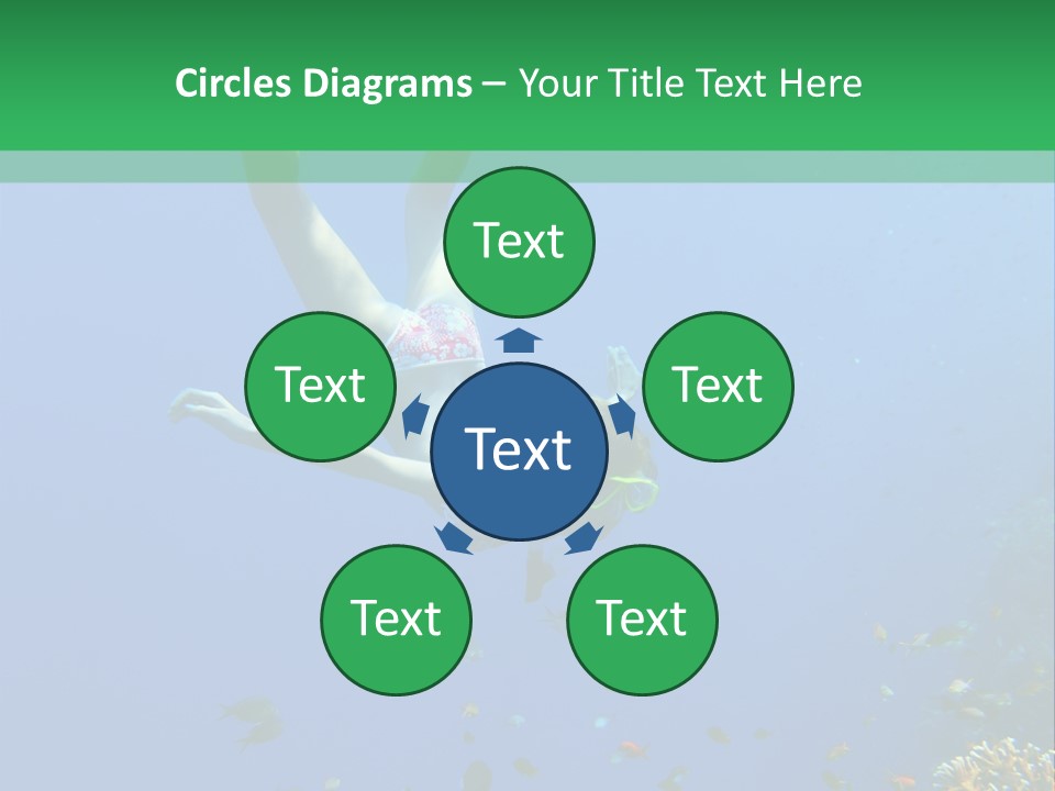 Blue Sand Life PowerPoint Template