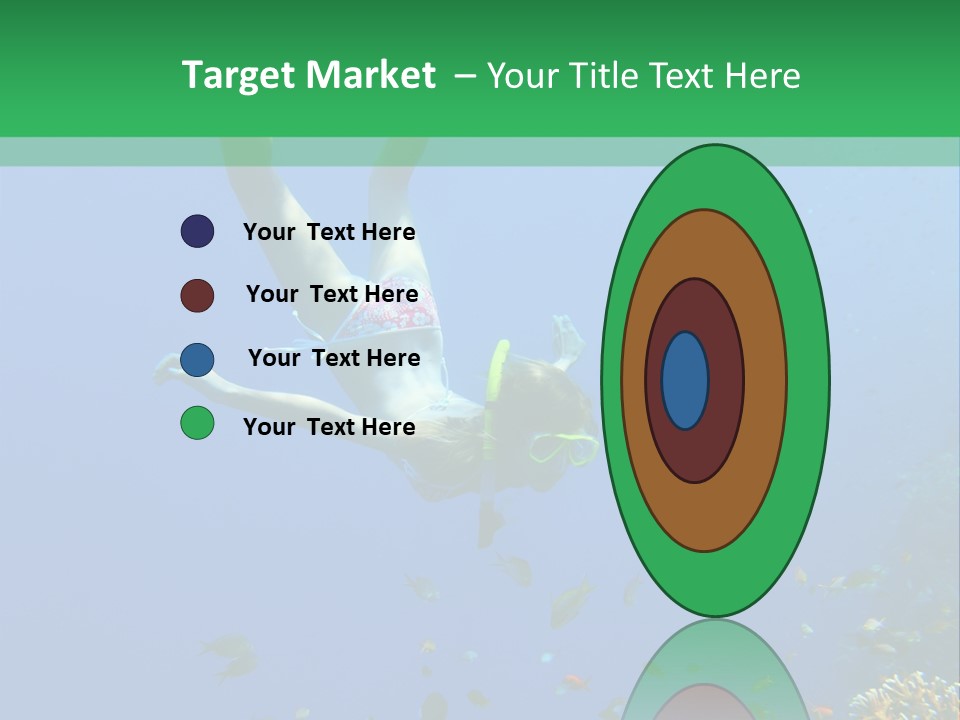 Blue Sand Life PowerPoint Template