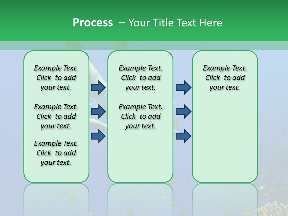 Blue Sand Life PowerPoint Template