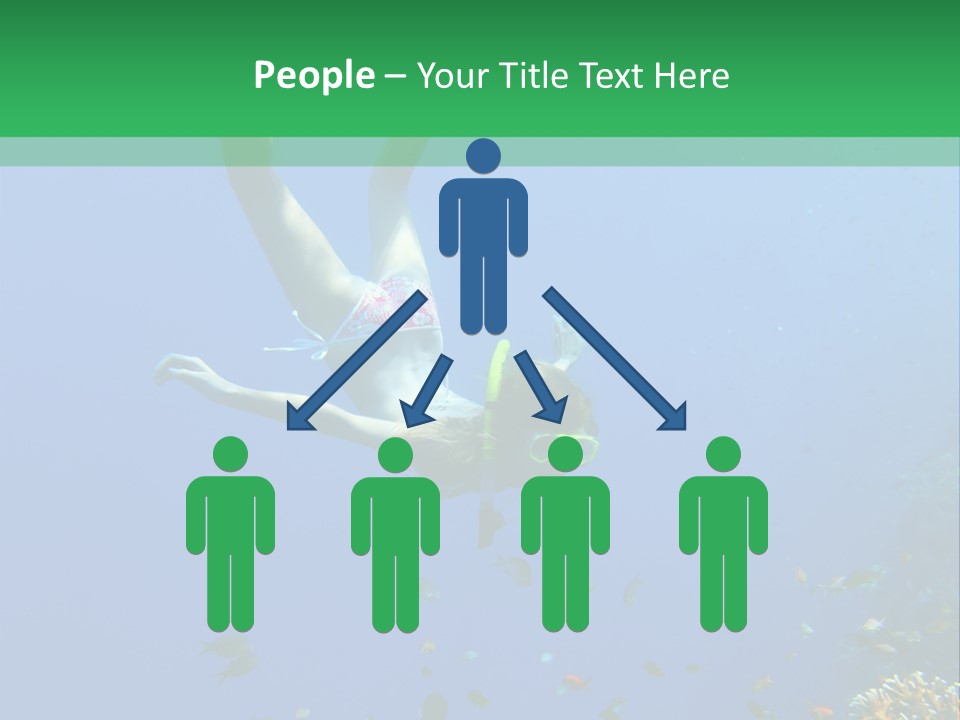 Blue Sand Life PowerPoint Template