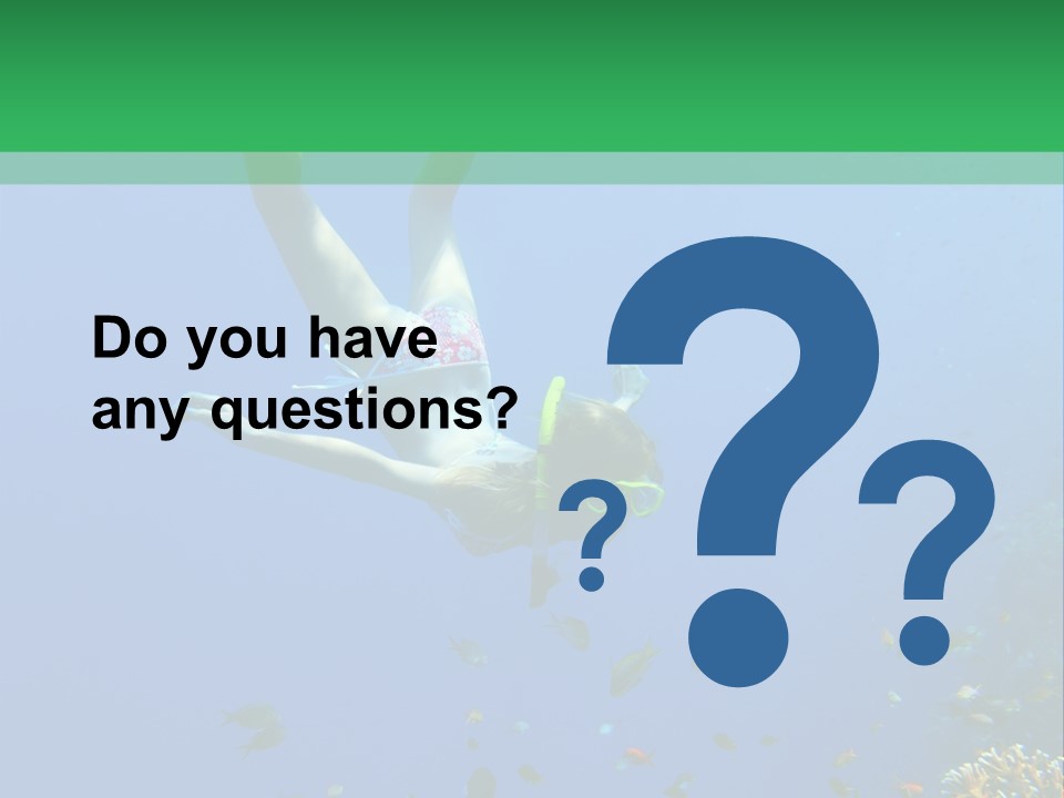 Blue Sand Life PowerPoint Template