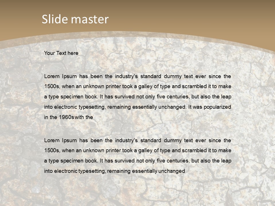 Material Natural Knot PowerPoint Template