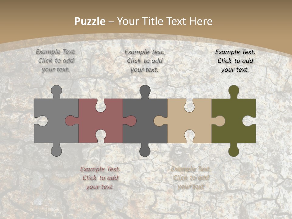 Material Natural Knot PowerPoint Template