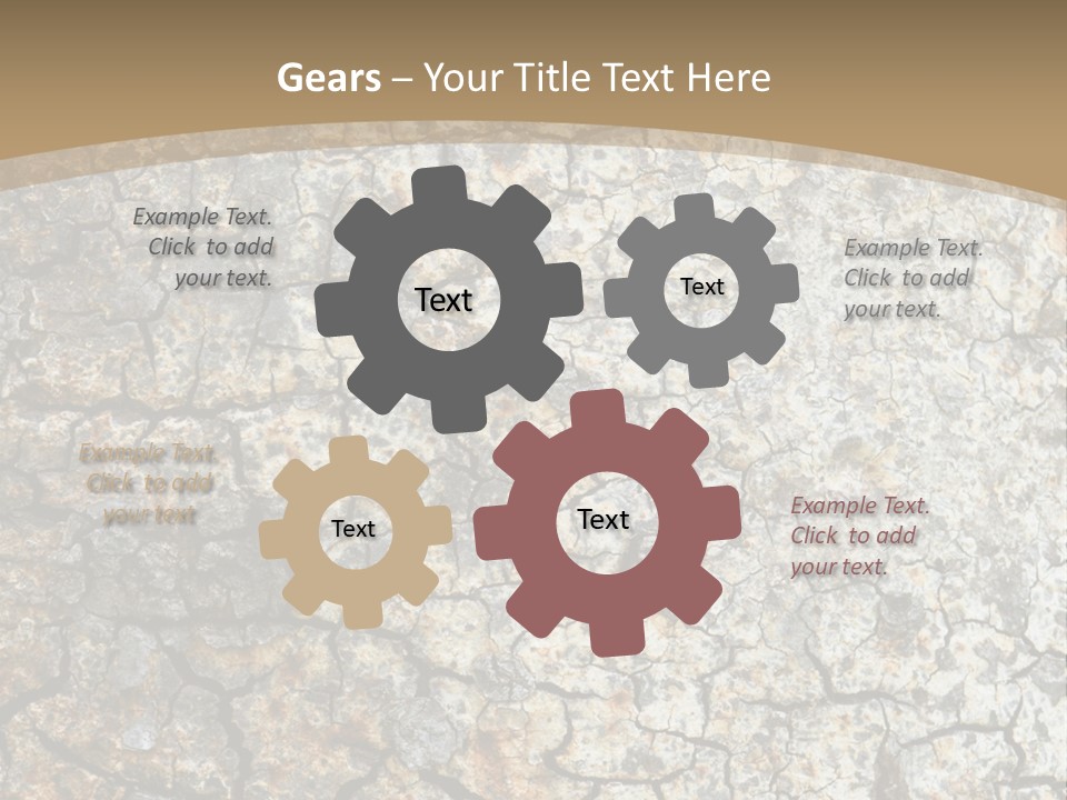 Material Natural Knot PowerPoint Template