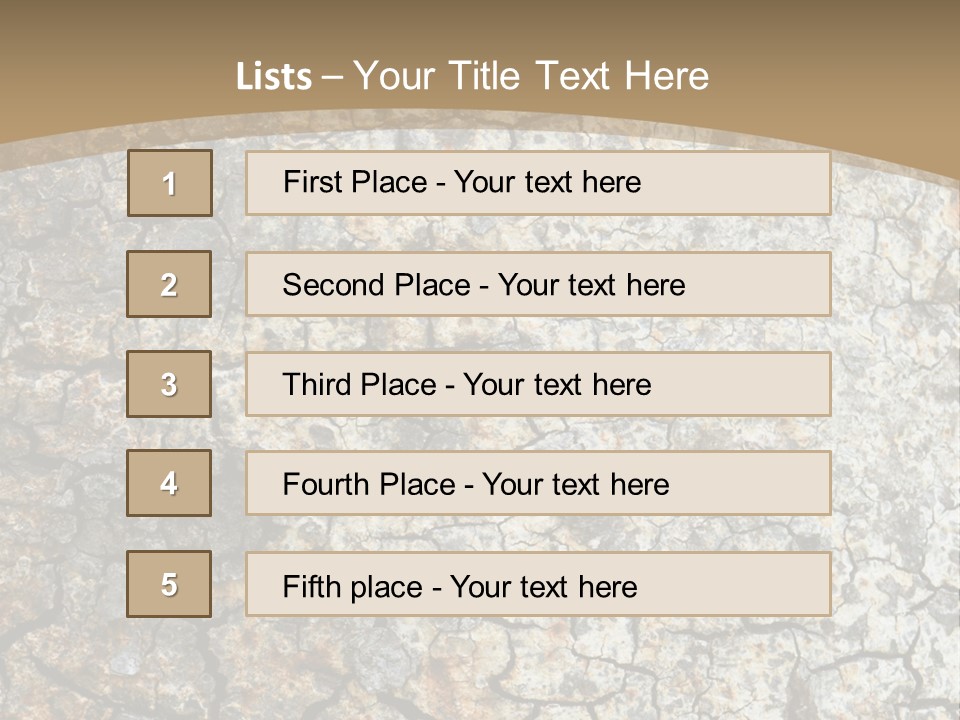 Material Natural Knot PowerPoint Template