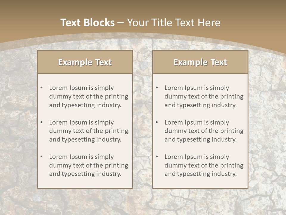 Material Natural Knot PowerPoint Template