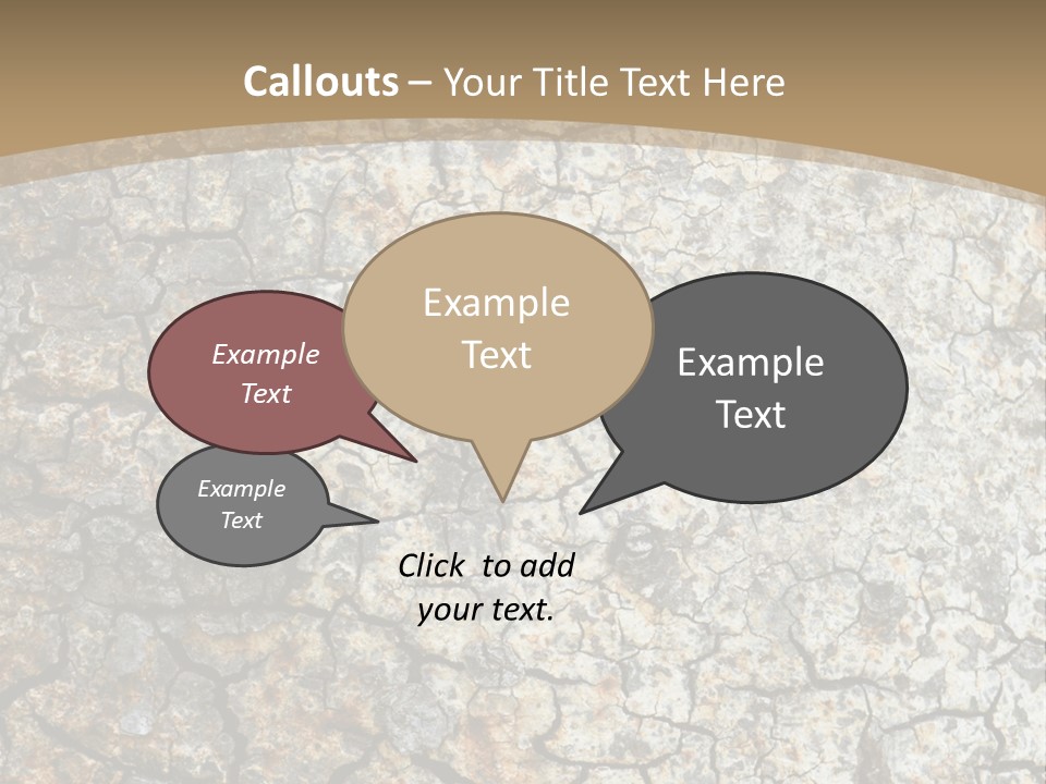 Material Natural Knot PowerPoint Template